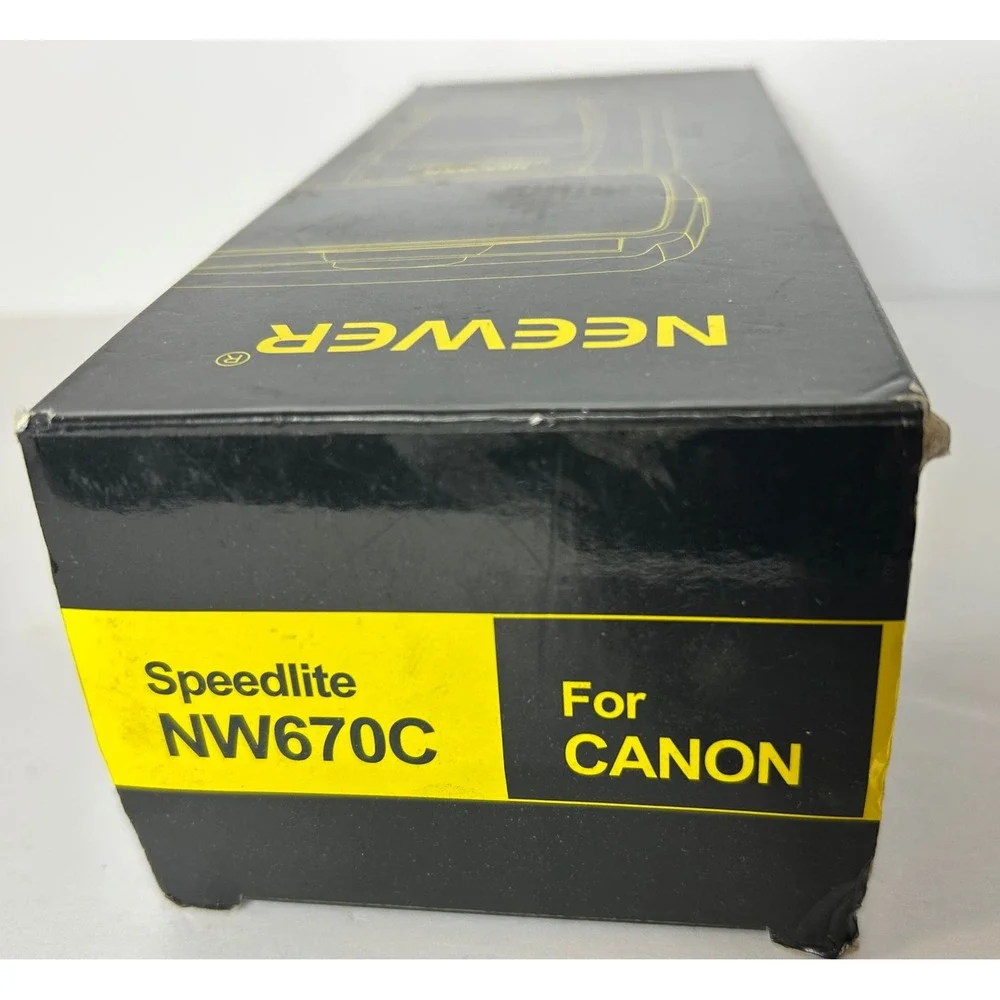 Neewer Speedlite NW670C E-TTL Flash for Canon DSLR Cameras GN58 NW-670 Boxed